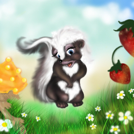 летняя полянка