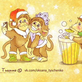 коллекция обезьянок часть 1