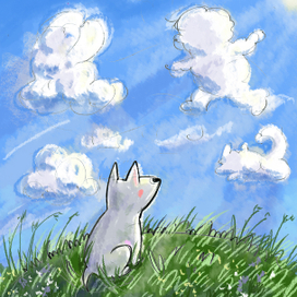 Пёс и облака