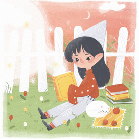 Маленький любитель книг