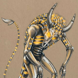 Разработка персонажа "Робо-бес"