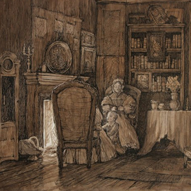 В гостиной Грачевника