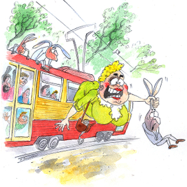 рекламная карикатура