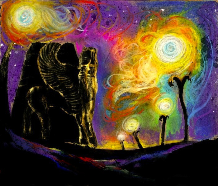 ШЕДУ . Руины Ниневии 