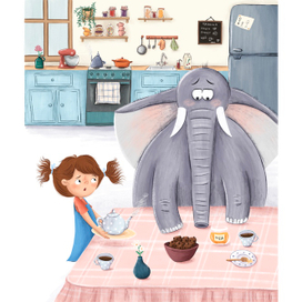 Слон на кухне