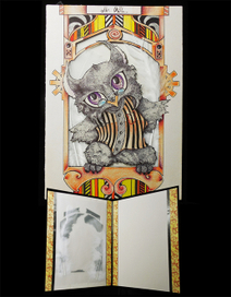 авторская открытка "Мистер сова"