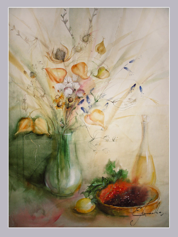 Натюрморт с "фонариками"...