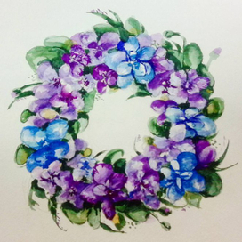 Фиалковый венок