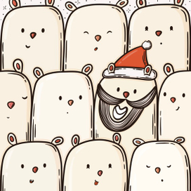 Новогодние мишки