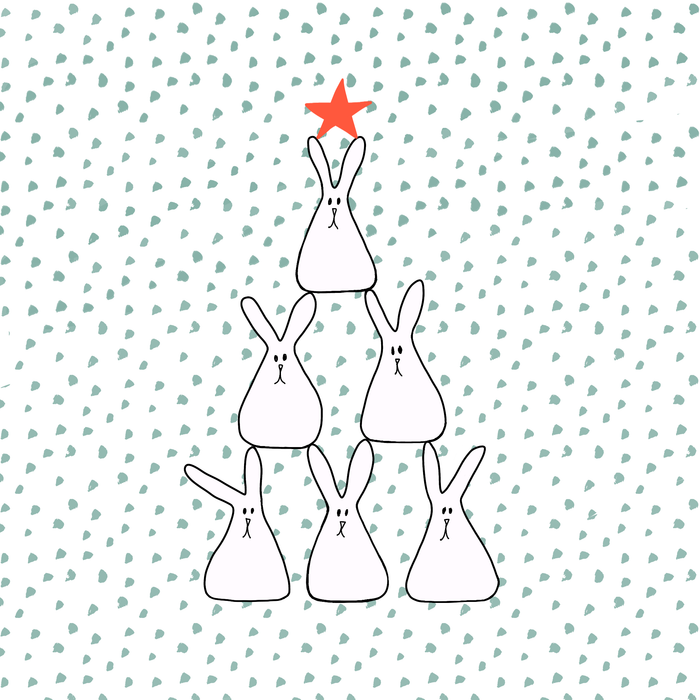 Елочные зайцы
