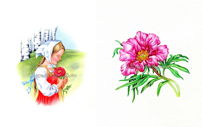 Машенька, Цветочные имена