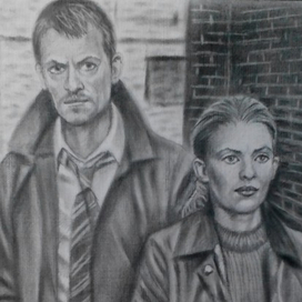 Сухая кисть. 