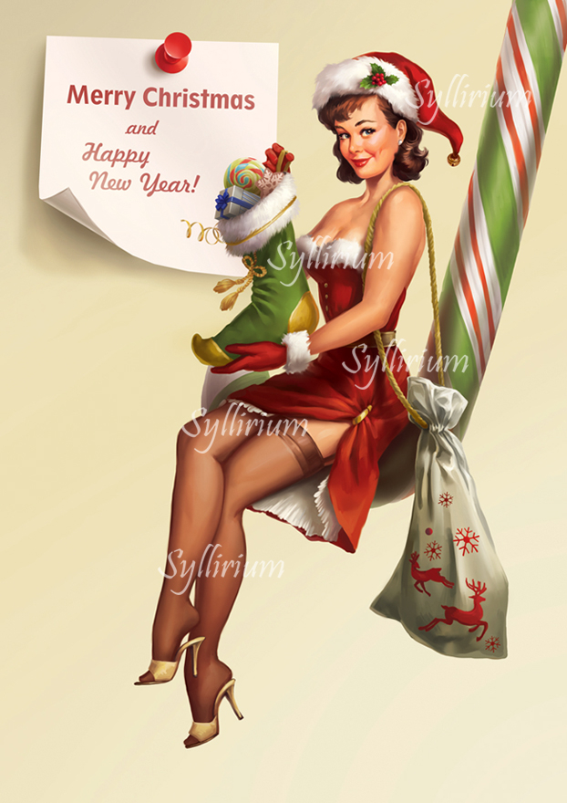 Christmas Pinup 3