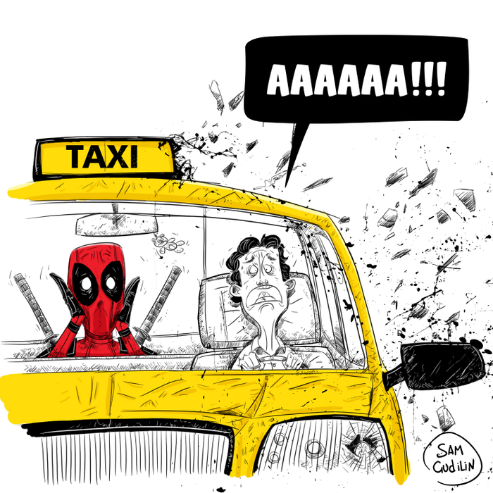 Дэдпул и таксист Допиндер