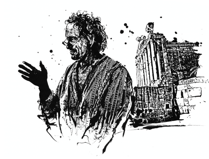 Hermann Hesse. "Das Glasperlenspiel ". Illustration.