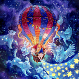 На воздушном шаре