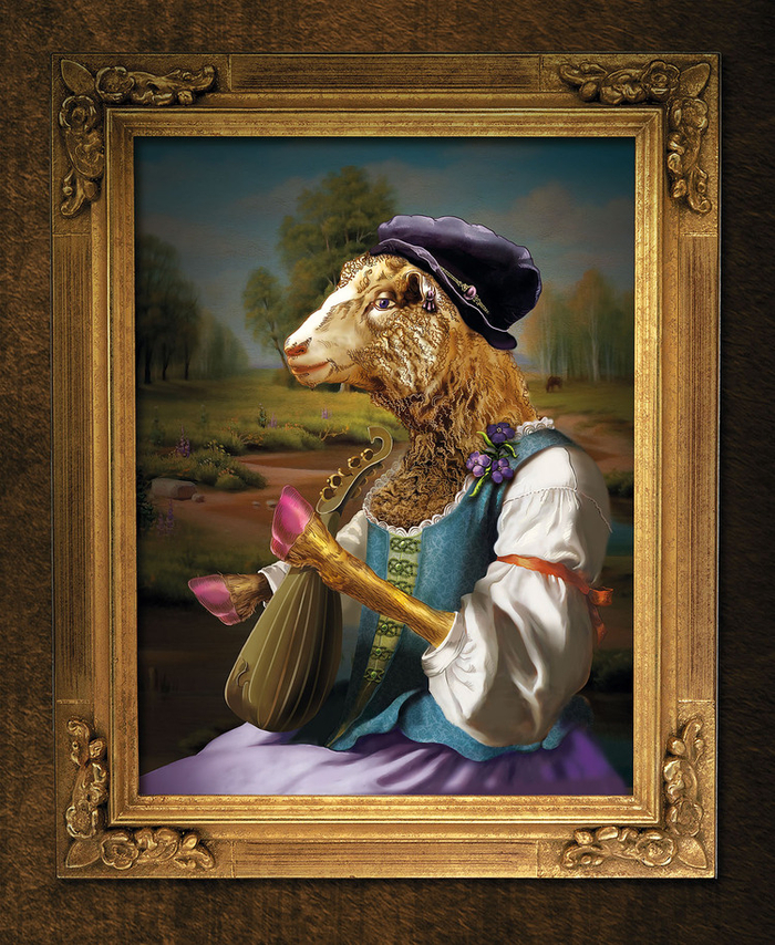 Овца придворная