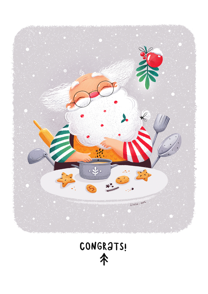 Санта-повар.