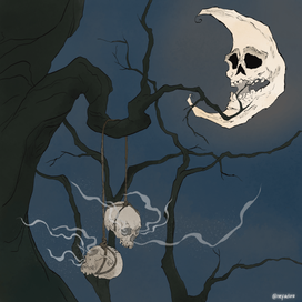 Skull moon 