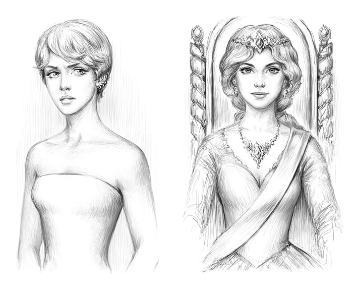 Портреты героев книги.