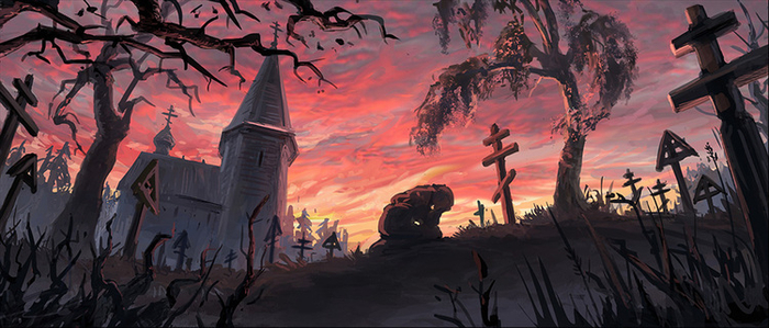 Золушка - На могиле матери