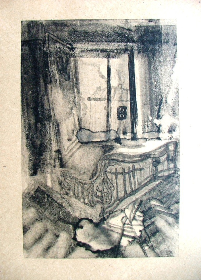 М.Агеев, "Роман с кокаином", монотипия