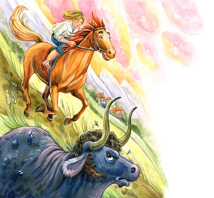 Иллюстрация к басне Лессинга