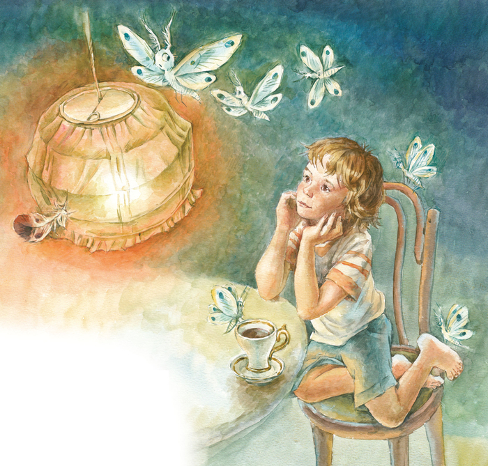 Мотылек. Иллюстрация к стихотворению.