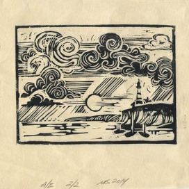 Морской пейзаж.