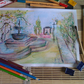 омский фонтан