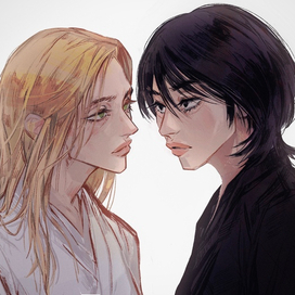 две девушки