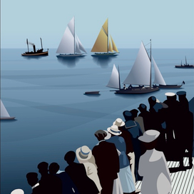 Иллюстрация для журнала YACHTING