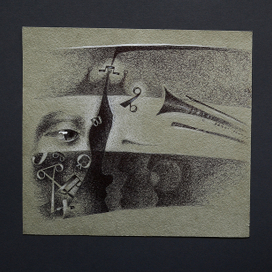 Серия графических листов по мотивам прозы Милорада Павича