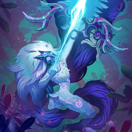 Фан-арт Киндред из ЛоЛ