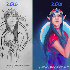 карандаш против комп.графики