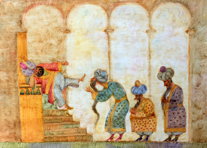 Эмир с приближенными