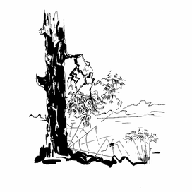 Рисунок к "Новеллам" В. Ирвинга