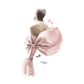 Fashion-иллюстрация, созданная для digital-медиа и онлайн-публикаций