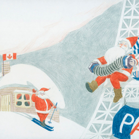 Дед Мороз в гостях