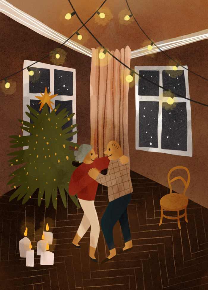 Иллюстрация для открытки