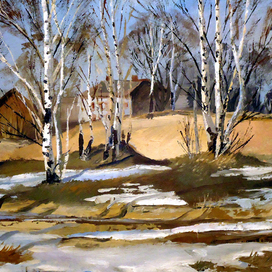 Последний мартовский снег.ВЕСНА!