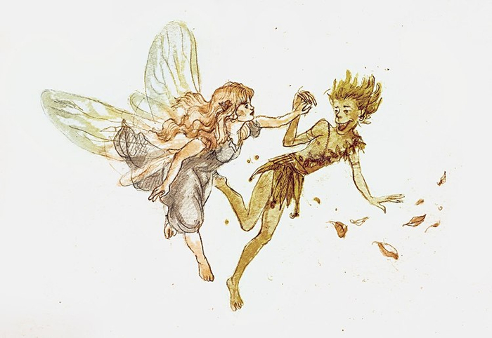 Сон в летнюю ночь. Пэк и фея