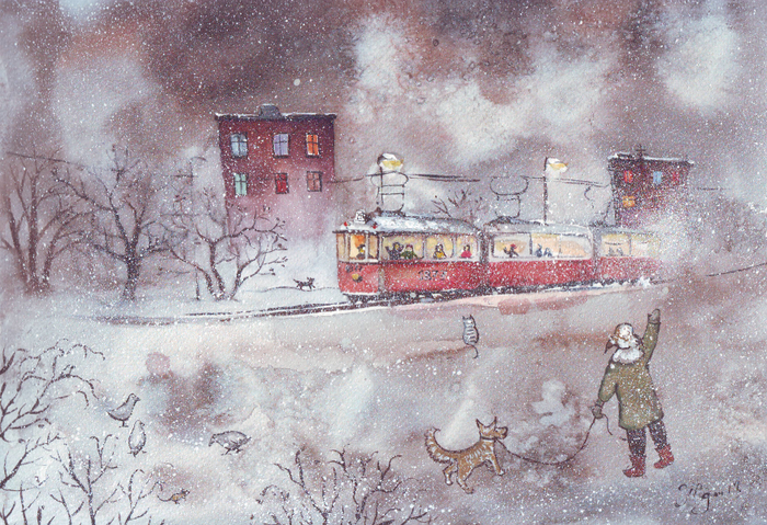 Дети и трамвай