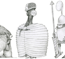 Персонажи к "Королевству кривых зеркал"