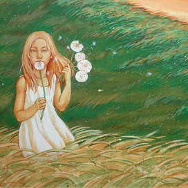 Летние дни: Одуванчики и ветра