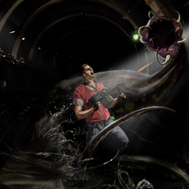 Бой в туннеле