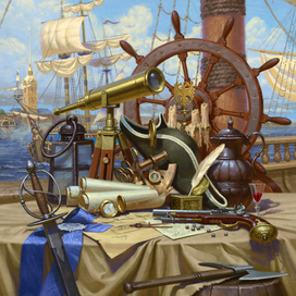 "Натюрморт Петровского времени".