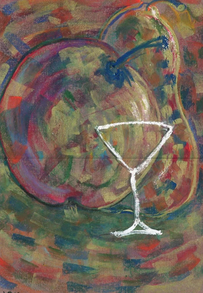 По-простому: выпил - закуси яблочком.