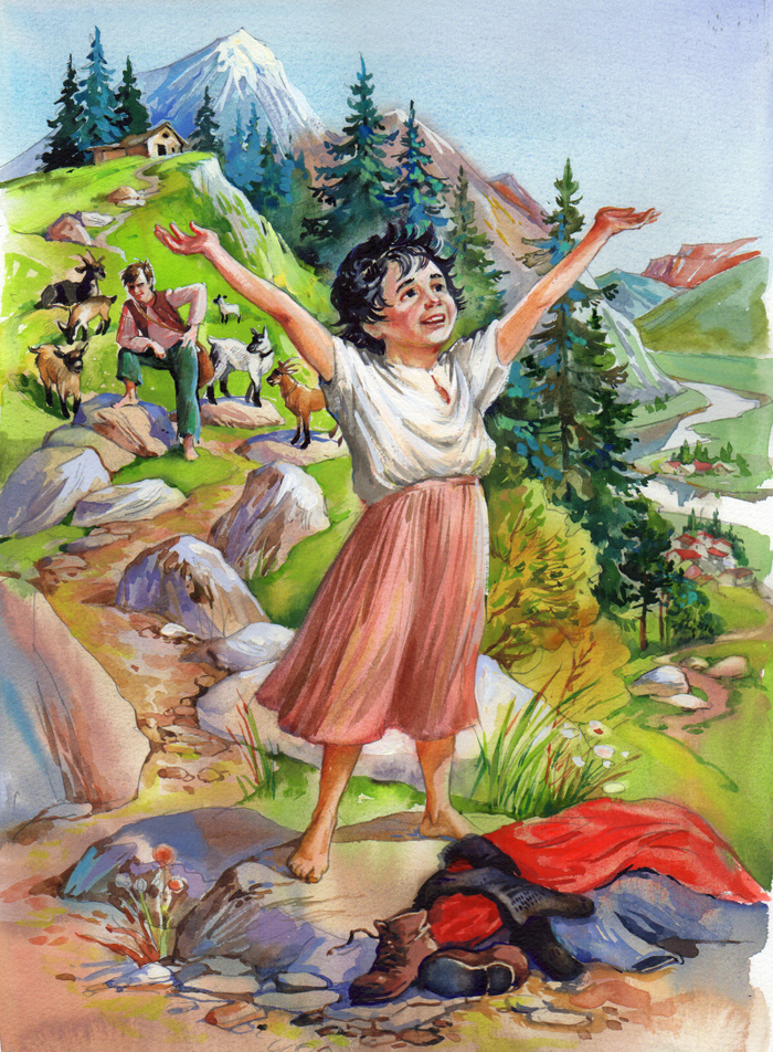 Хайди. Здравствуйте Солнце и Горы!