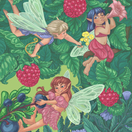 Разворота с феями ч2